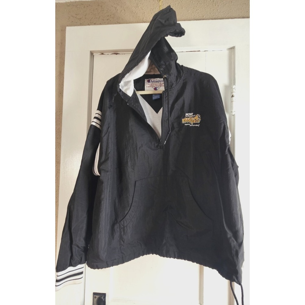 Vintage 2004 Champion NCAA women final four New Orlean windbreaker hoodie Mens L
